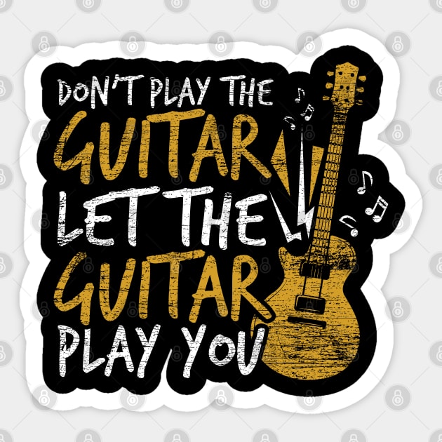 Guitar Guitarist Guitar Player Sticker by ShirtsShirtsndmoreShirts